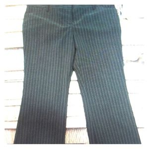 Grey pinstripe pant